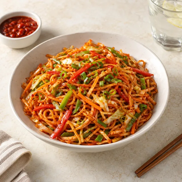 Schezwan Veg Noodles